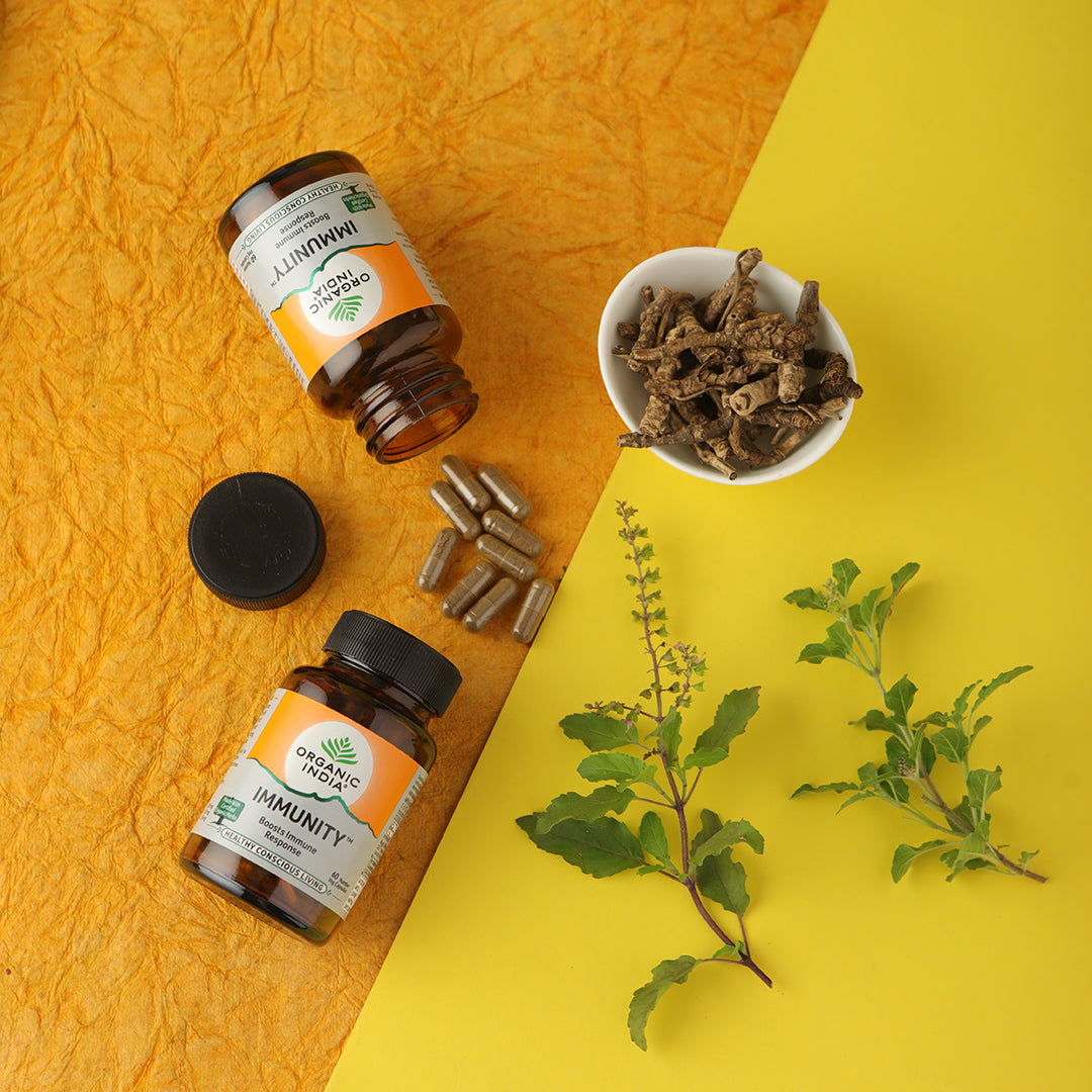 Organic India Immunity Capsules - PUSHMYCART