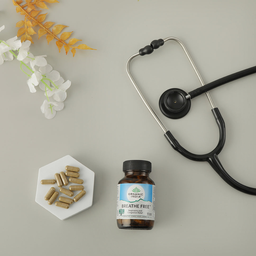 Organic India Breathe Free Capsules - PUSHMYCART