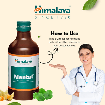 Himalaya Mentat Syrup 200ml - PUSHMYCART