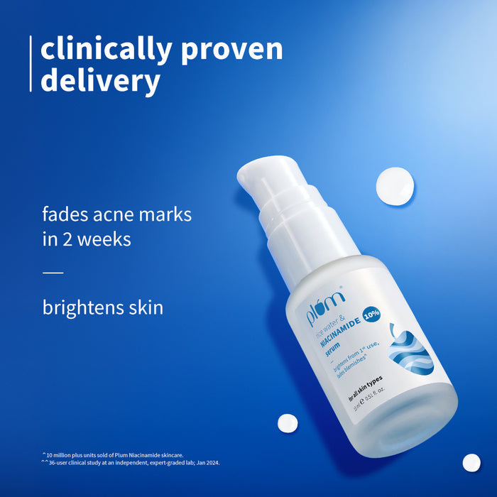 Plum 10% Niacinamide & Rice Water Brightening Face Serum