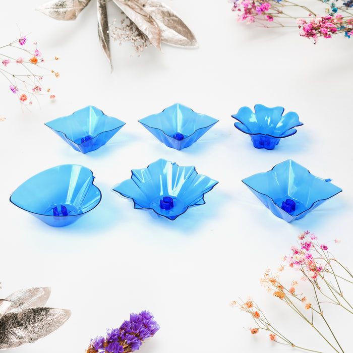 Reflection Diya Combo Plastic Candle Cup with Multi Shape