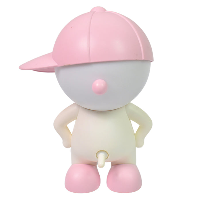 Cute Lovely Cartoon Design LED Desk Night Light With Plastic Head Cap