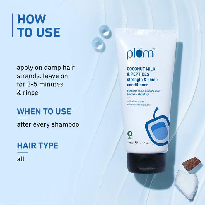 Plum Coconut Milk & Peptides Conditioner