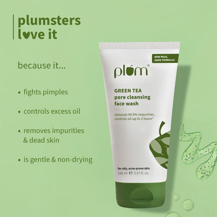 Plum Green Tea Pore Cleansing Face Wash For Oily & Acne Prone Skin