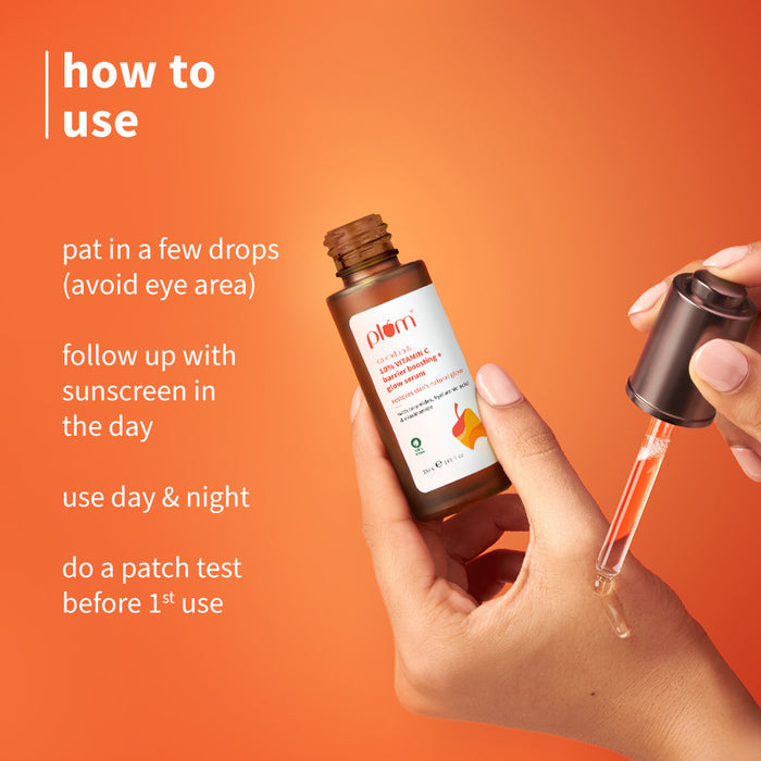 Plum 10% Vitamin C & Calendula Barrier Boosting + Glow Serum