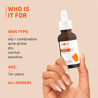 Plum 15% Vitamin C & Mandarin Glow Boost Serum