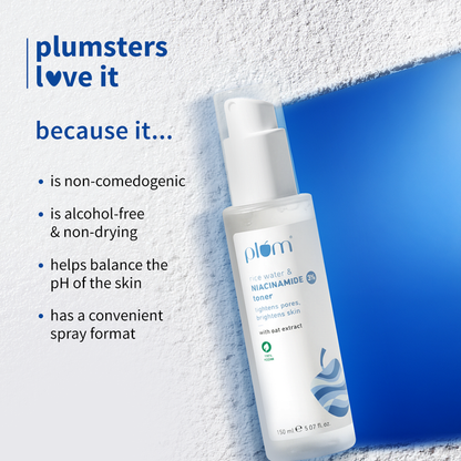 Plum Buy Plum 3% Niacinamide & Rice Water Face Toner