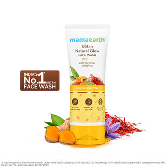 Mamaearth-Ubtan-Natural-Face-Wash-With-Turmeric-&-Saffron-For-Tan-Removal