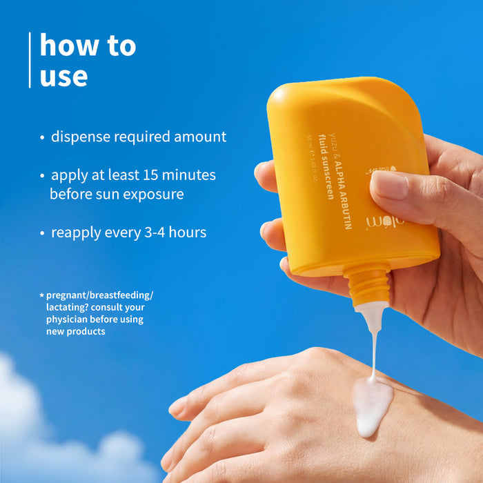 Plum Yuzu & Alpha Arbutin Weightless Fluid Sunscreen 35 PA++++