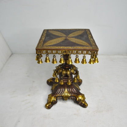 Brass Home Stool God Idol Statue