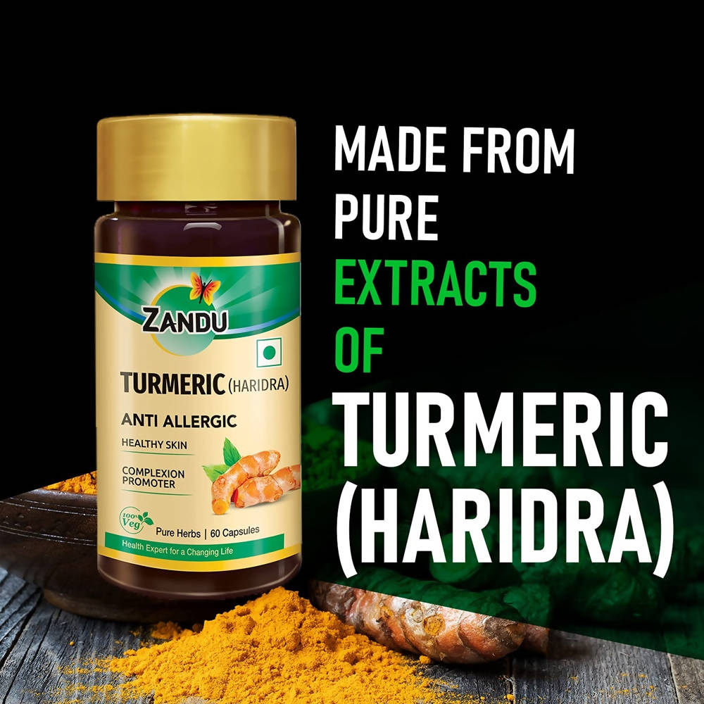 Zandu Turmeric |Haridra Anti Allergic Capsules