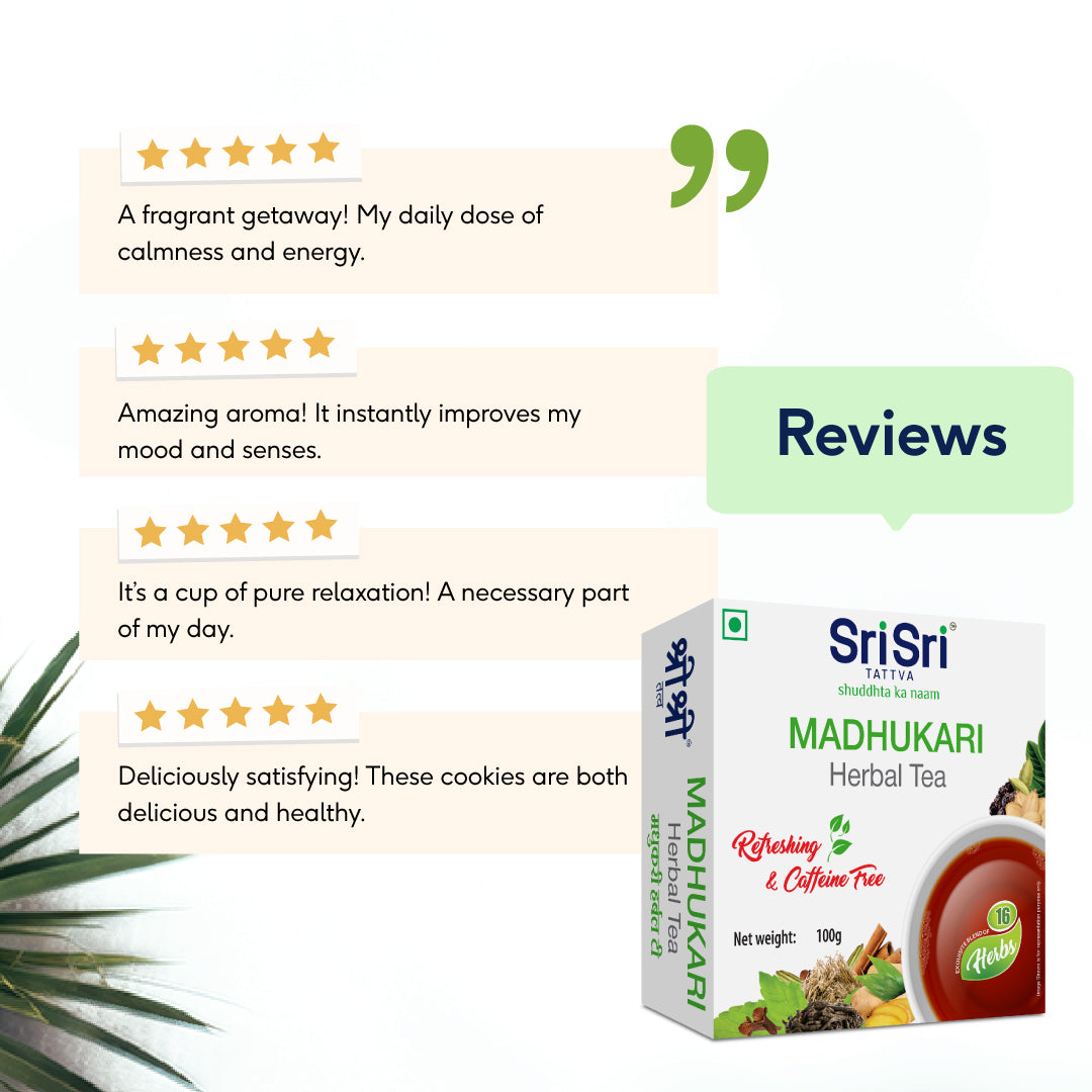 Sri sri tattva madhukari herbal tea - PUSHMYCART