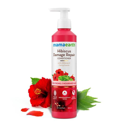 Mamaearth-Hibiscus-Damage-Repair-Conditioner-With-Hibiscus-&-Curry-Leaves