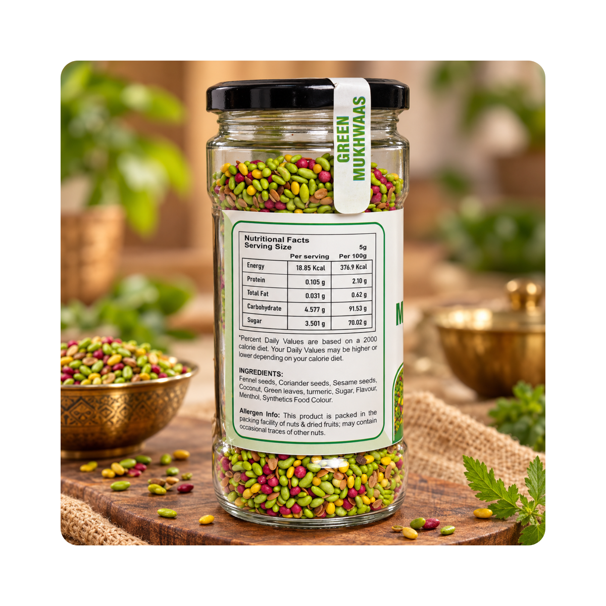 Good Living Organic Green Mukhwaas 250g - photo 2