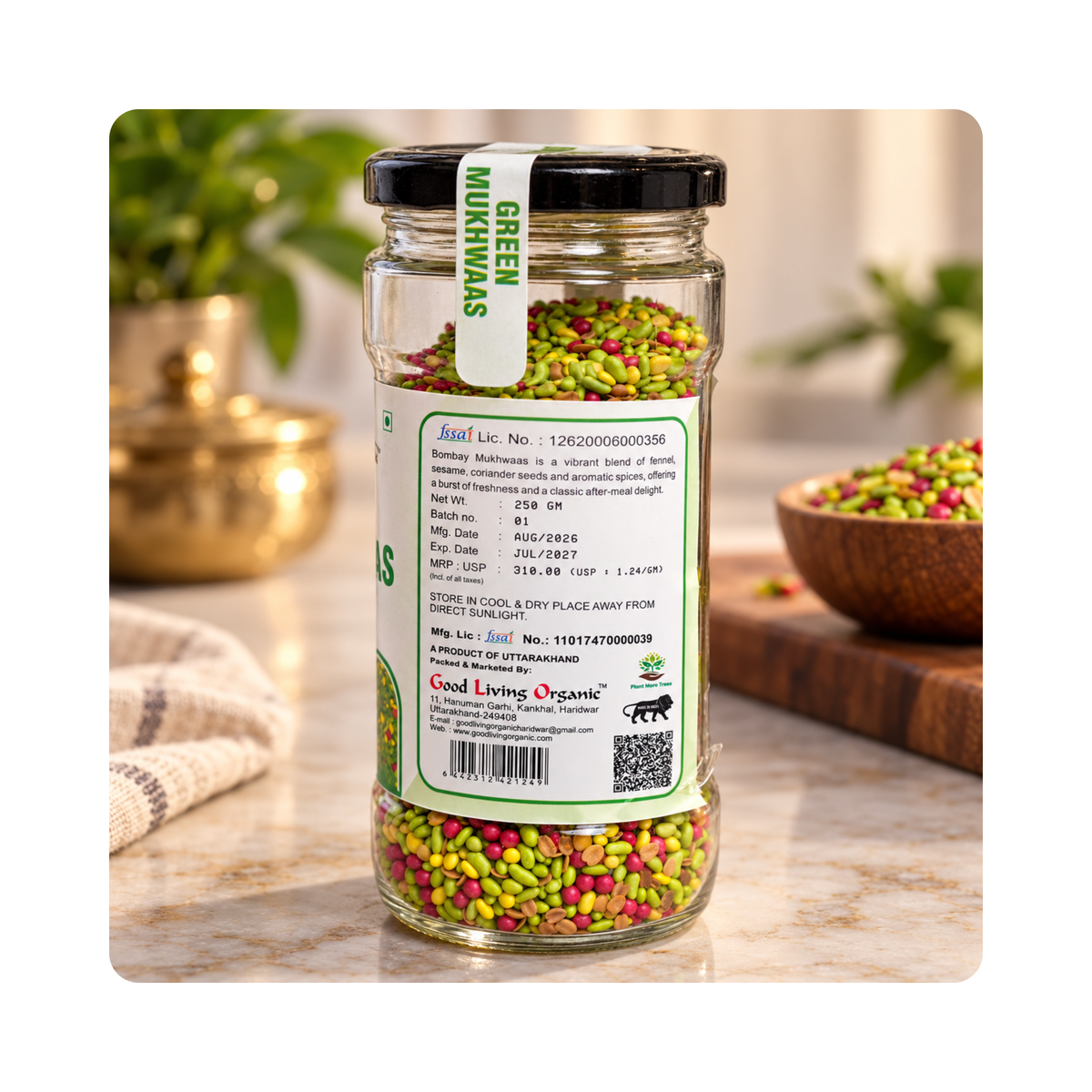 Good Living Organic Green Mukhwaas 250g - photo 4