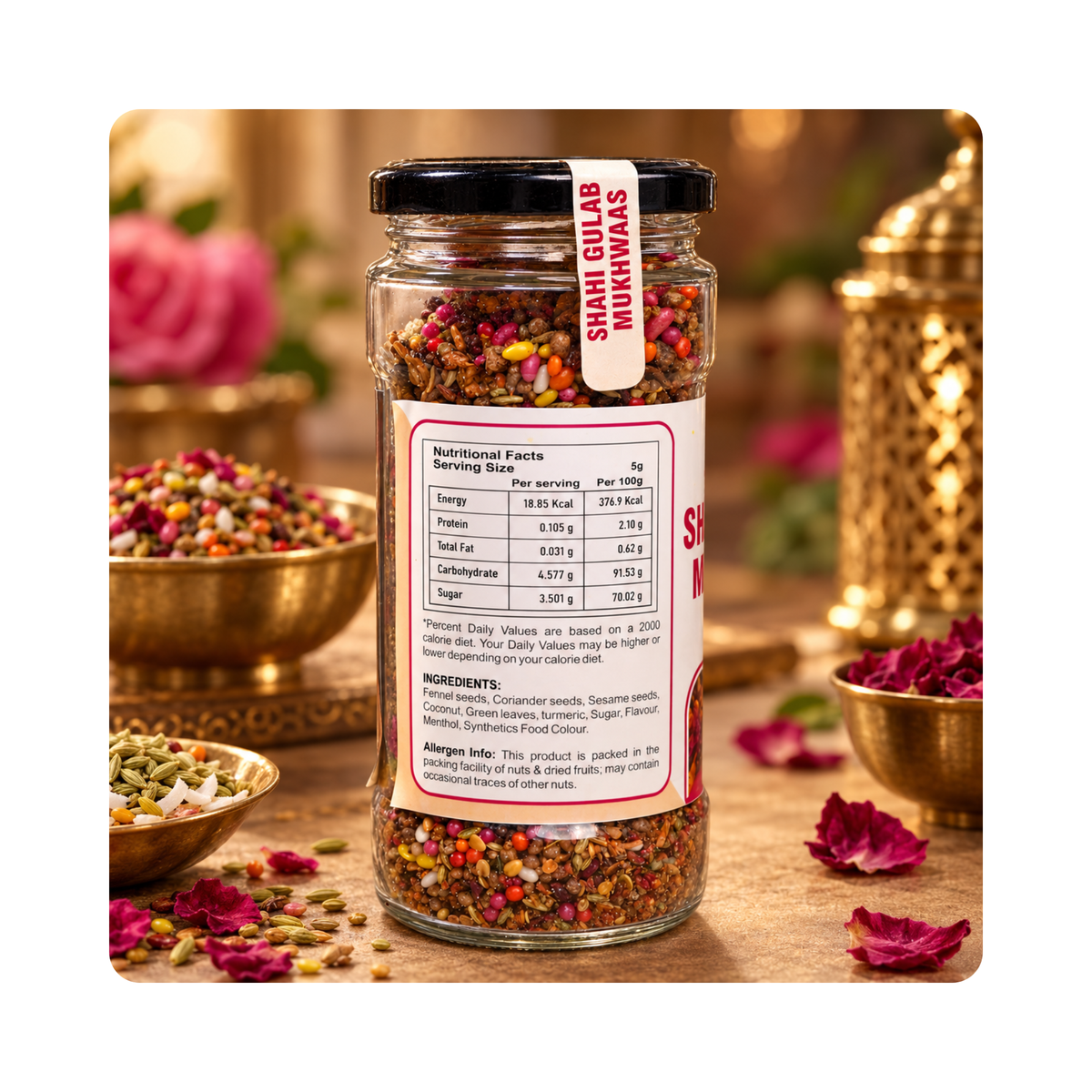 Good Living Organic Shahi Gulab Mukhwaas 250g - photo 2