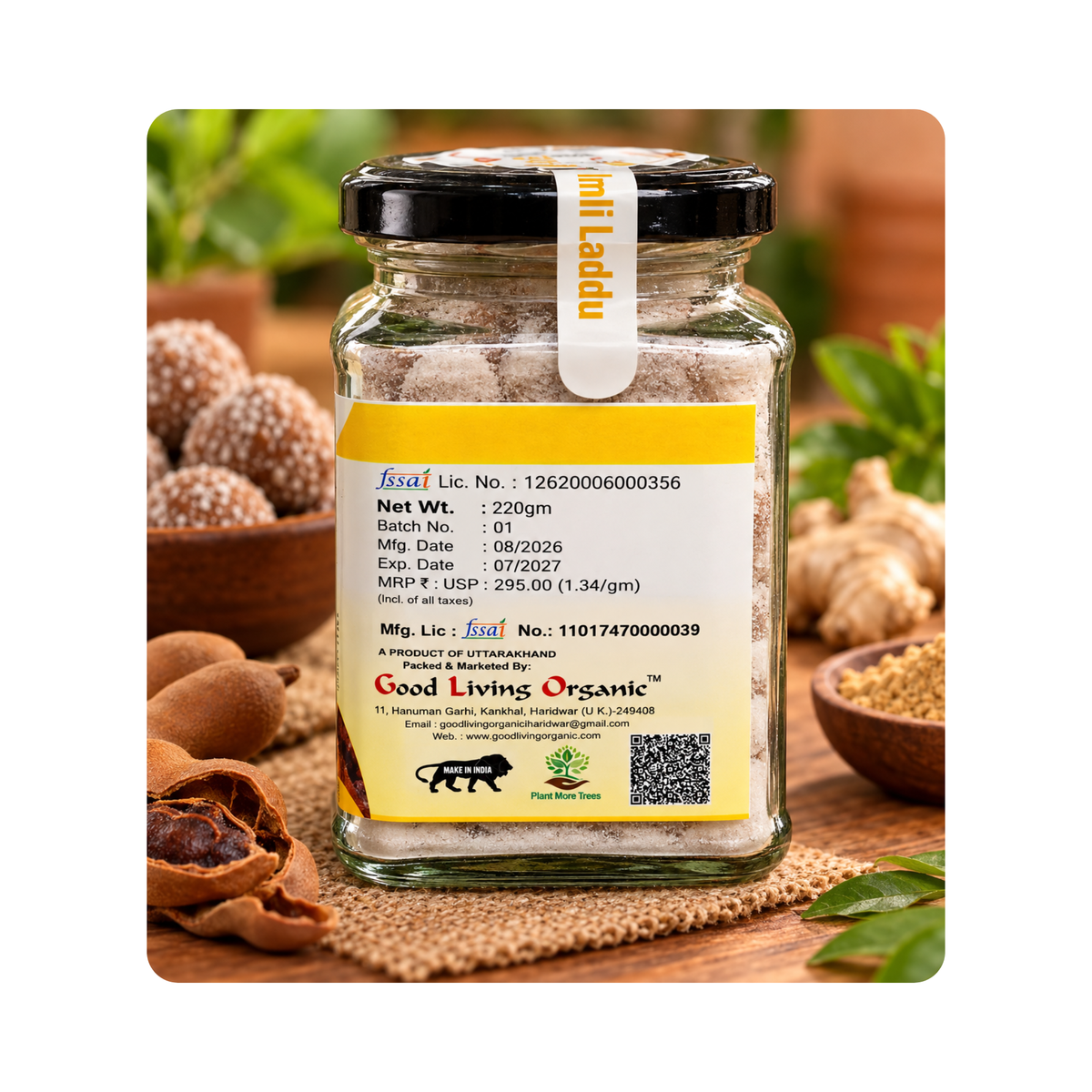 Good Living Organic Imli Laddu 220g - photo 4