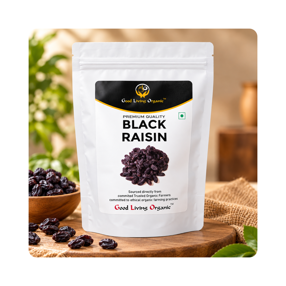Good Living Organic Premium Black Raisin 100g - photo 1
