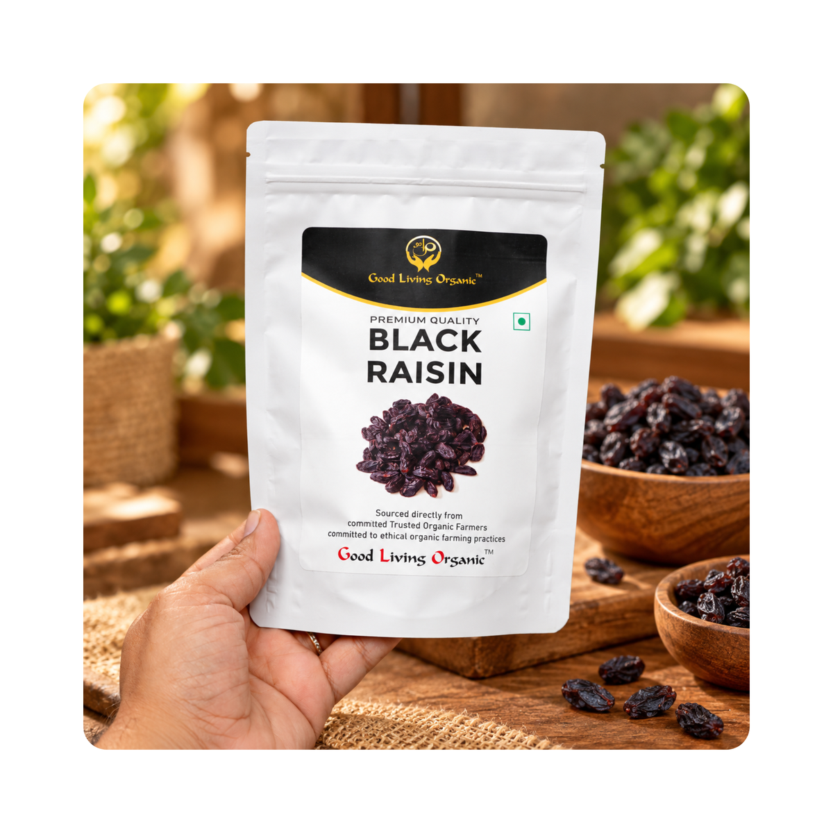 Good Living Organic Premium Black Raisin 100g - photo 3