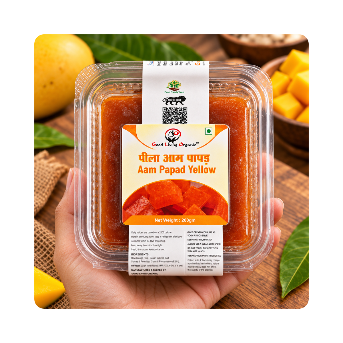Good Living Organic Peela Aam Papad (Yellow) 200g - photo 3