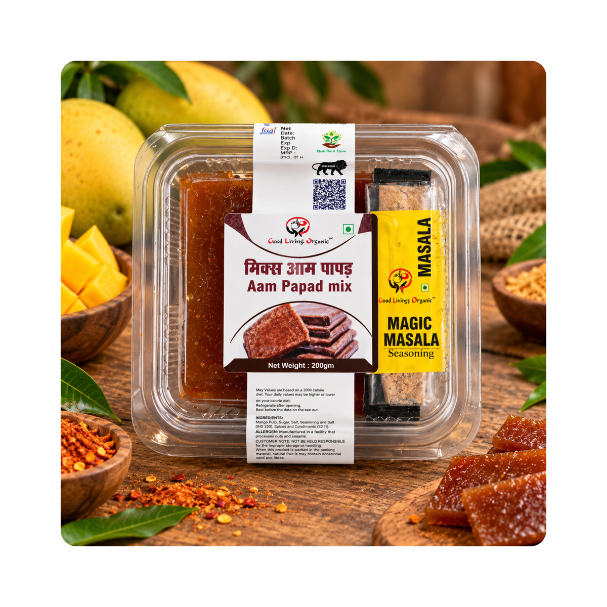 Good Living Organic Mix Aam Papad with Magic Masala 200g - photo 1