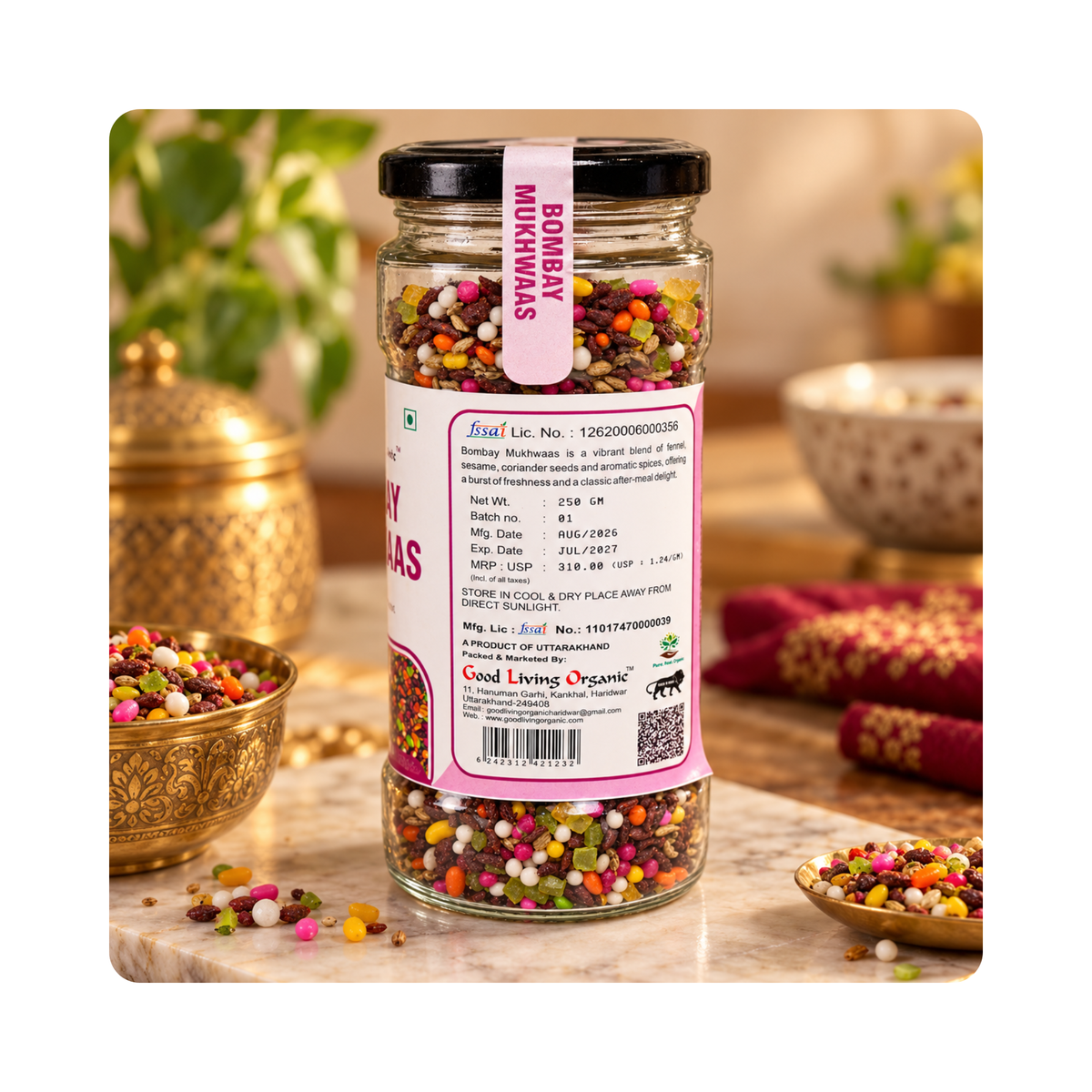 Good Living Organic Bombay Mukhwaas 250g - photo 4