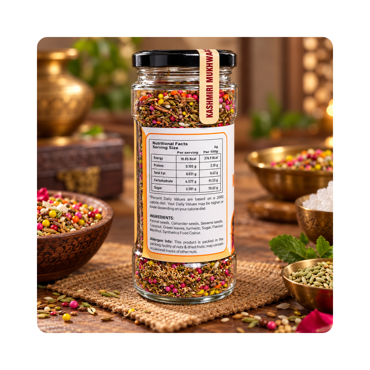 Good Living Organic Kashmiri Mukhwaas 250g - photo 2