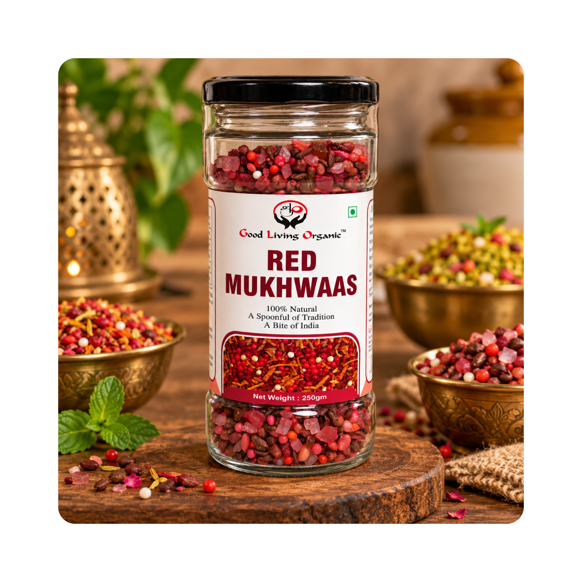 Good Living Organic Red Mukhwaas 250g - photo 1