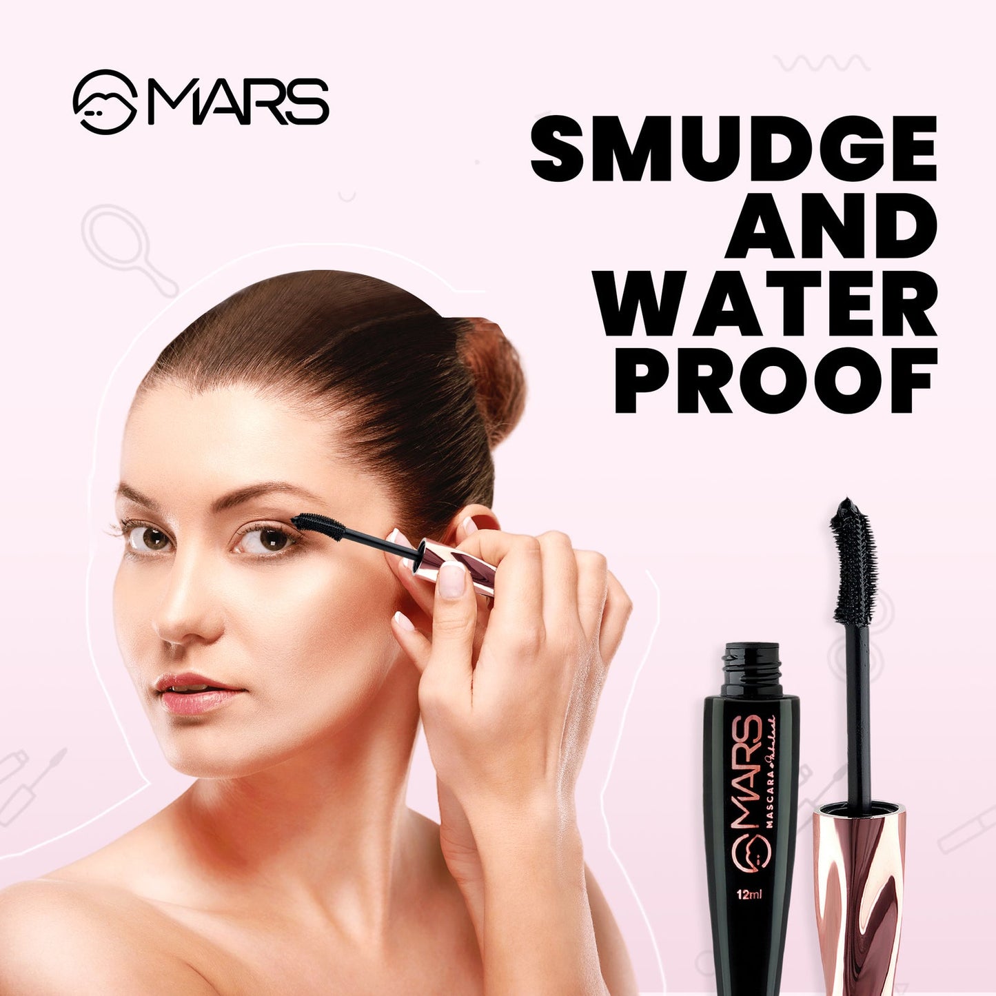 Mars Smudge & Water Proof Mascara | Fabulash Mascara