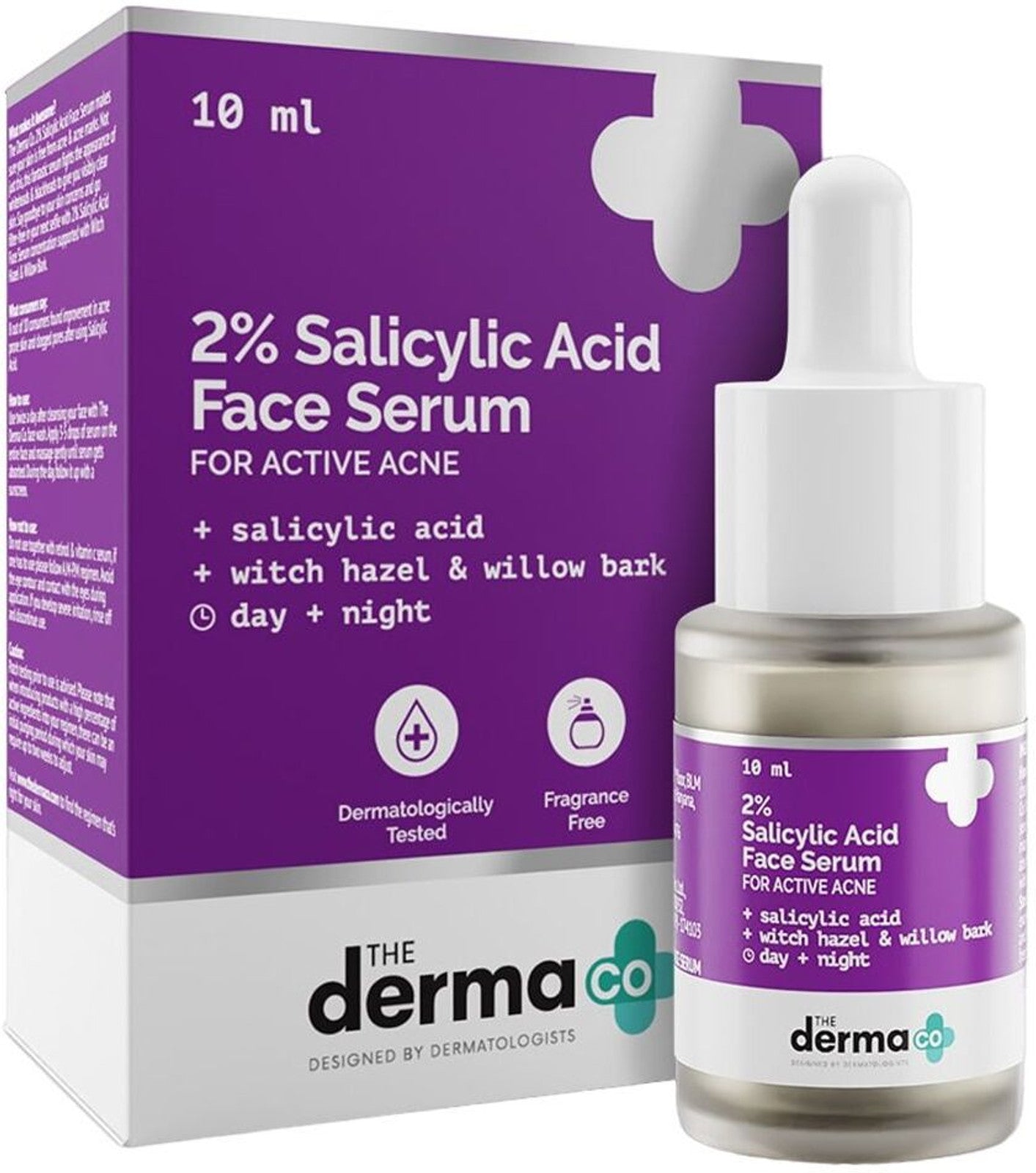 The-Derma-Co-2%-Salicylic-Acid-Serum-with-Witch-Hazel-&-Willow-Bark-for-Active-Acne