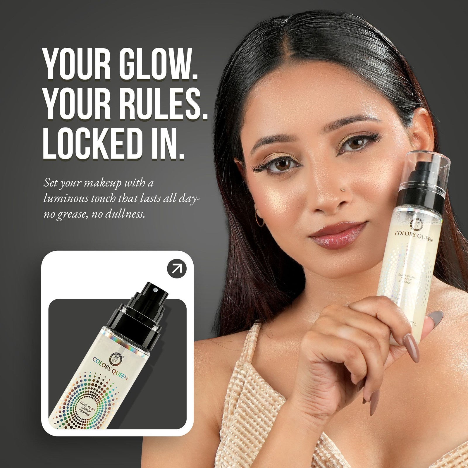 COLORS-QUEEN-Gold-Glow-Long-Lasting-Makeup-Setting-Spray