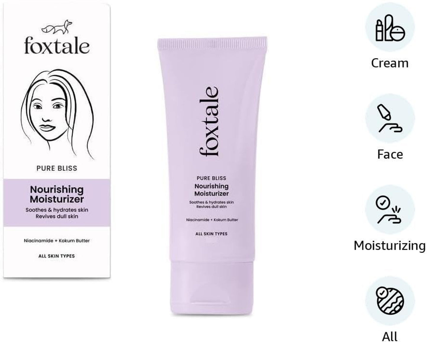 Foxtale Pure Bliss Nourishing Moisturiser – 100 ml
