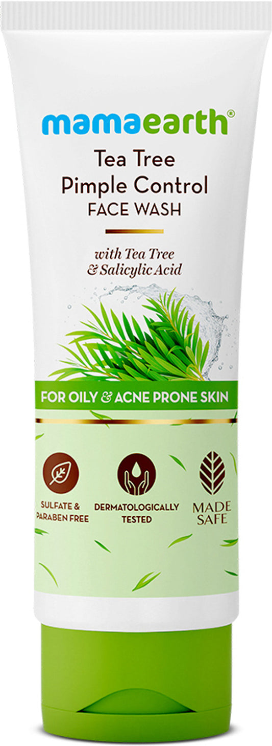 MamaEarth-Tea-Tree-Natural--for-Acne-&-Pimples-Removal-with-Neem-Face-Wash