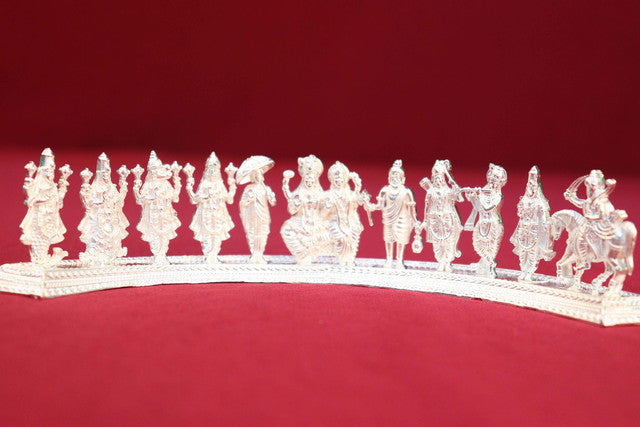 Pure Silver Dasavataram Stand 125.6