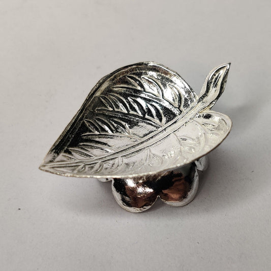 Pure Silver Leaf Shape Diyas 6.8 grams