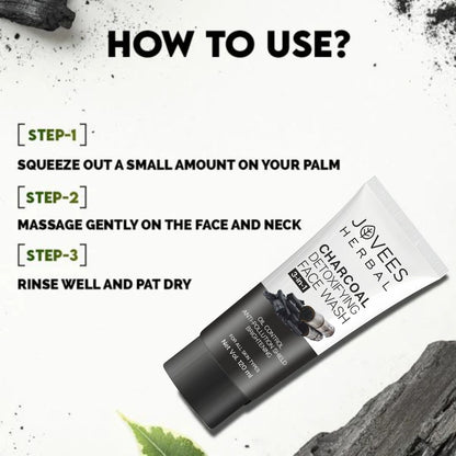 Jovees Activated Charcoal Detoxifying Face Wash