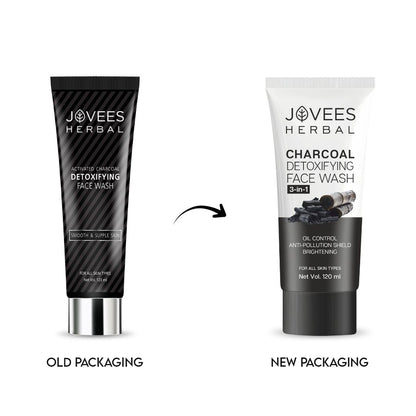 Jovees Activated Charcoal Detoxifying Face Wash