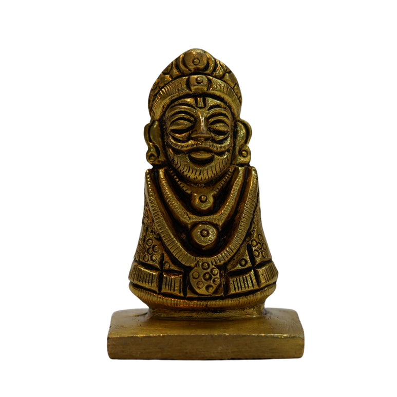 Brass Khatu Shyam Ji Murti 184g