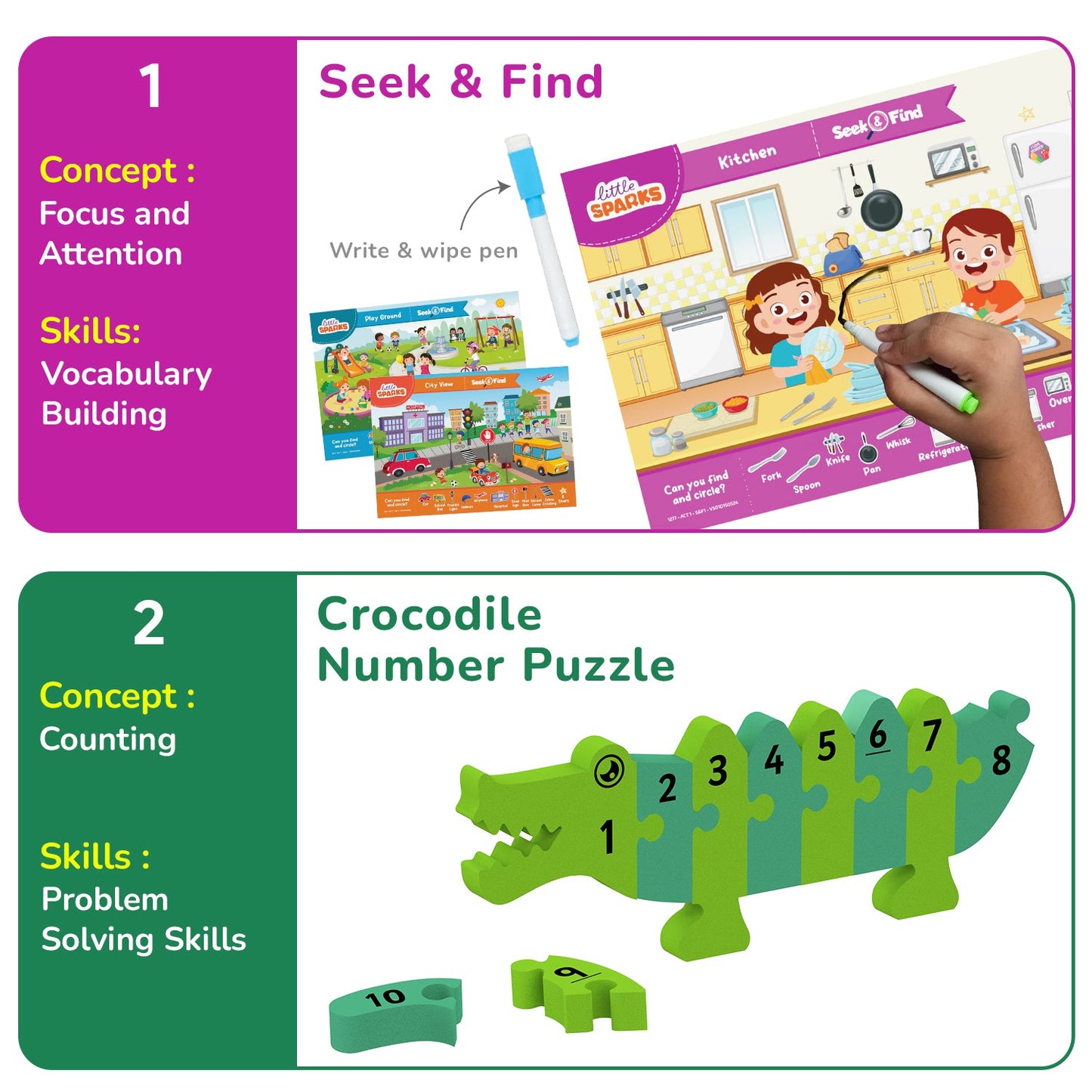 Play and Learn Kit | 3-6 years | DIY Activity Kit