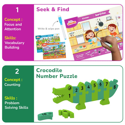 Play and Learn Kit | 3-6 years | DIY Activity Kit