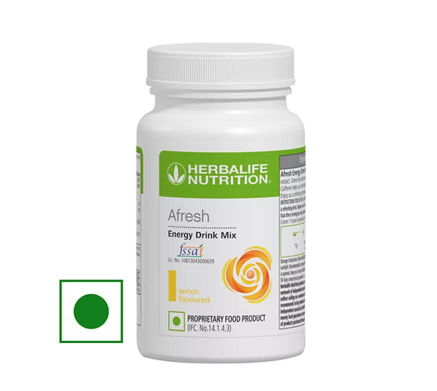 Herbalife Afresh Energy Drink Mix - Lemon - 50 g