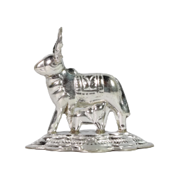 Pure Silver Cow and Calf