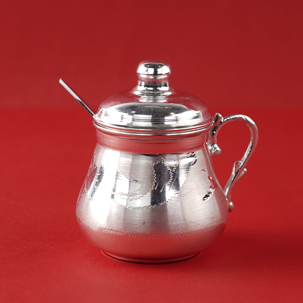 Pure Silver Ghee Jug Grams:51.03