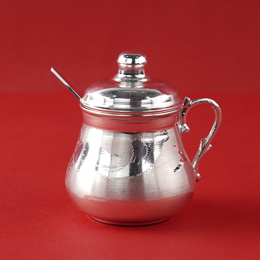 Pure Silver Ghee Jug Grams:51.03