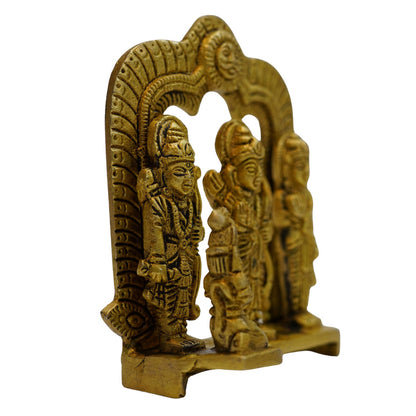 Brass Ram Darbar Idol with Frame 446g