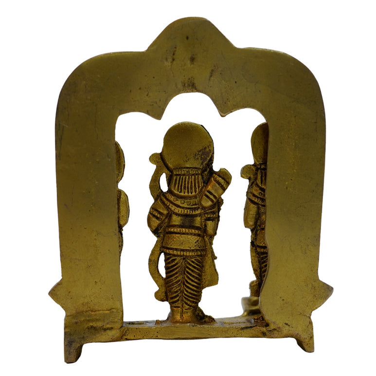 Brass Ram Darbar Idol with Frame 446g