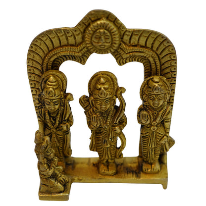 Brass Ram Darbar Idol with Frame 446g