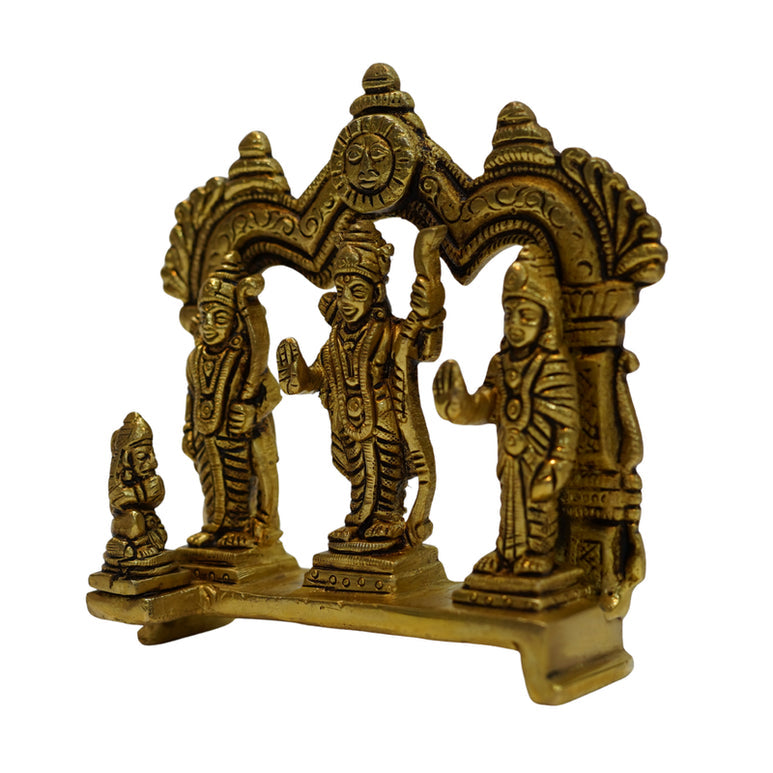 Brass Ram Parivar Idol 628g