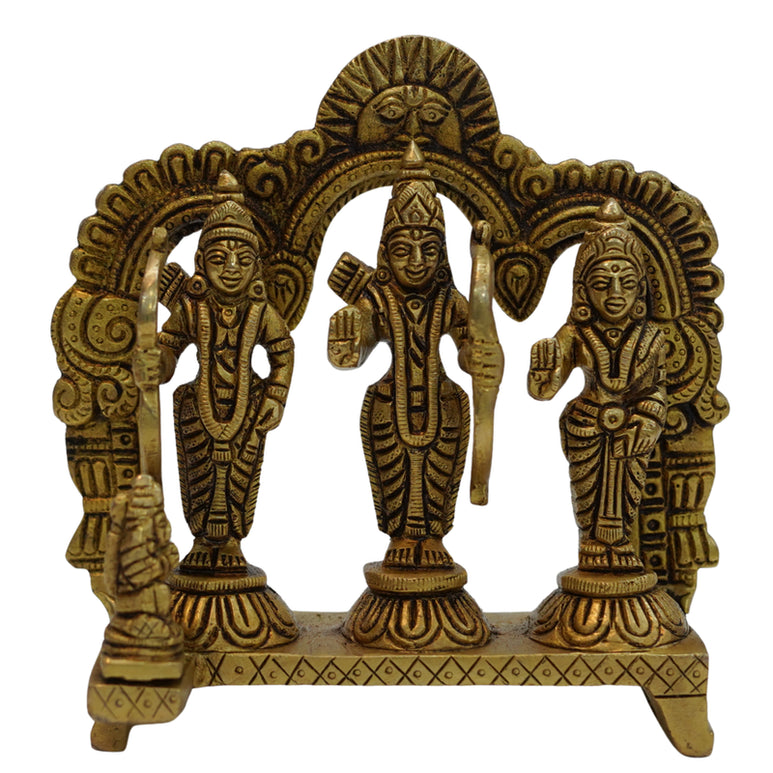 Brass Ram Parivar Idol 822g