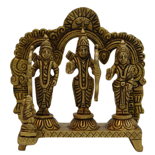 Brass Ram Parivar Idol 822g